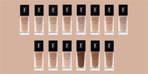 ysl foundation shades|ysl foundation color chart.